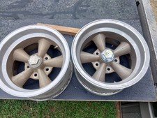 Two American Racing Torque-thrust Wheels 14x8 Rims 5x4.75 Chevrolet Two American Racing Torque-thrust Wheels 14x8 Rims 5x4.75 Chevrolet