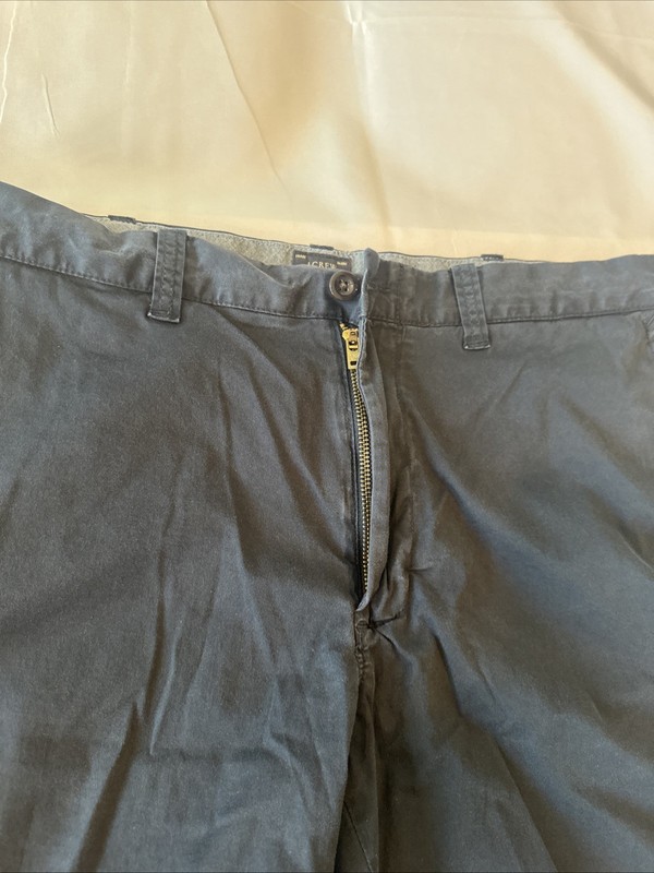 J.Crew Tech Short Performance Mens 35 Navy Blue 10.5'' Flat Front
