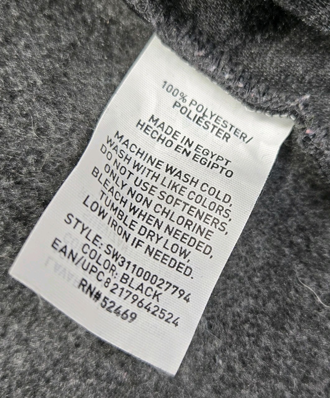 Swiss Tech Activewear Black Softshell Fleece Line… - image 8