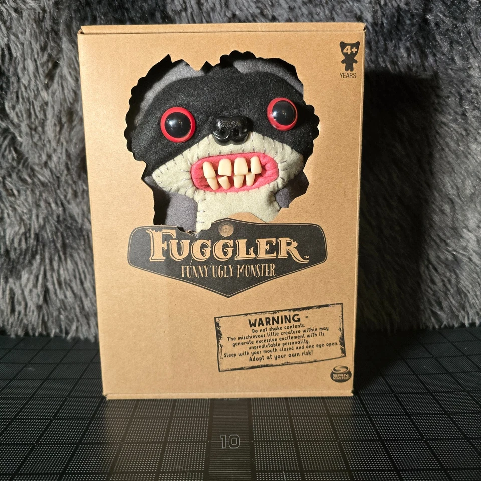 Fuggler Raccoon Bandit Plush With Adoption Papers Spin Master Rare NIB open box - Image 2 of 4