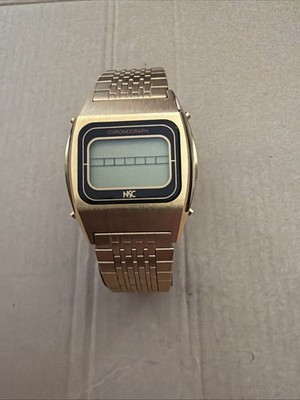 Vintage NSC Digital Chronograph Watch   New Old Stock (NOS)
