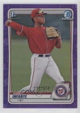 2020 Bowman Draft Chrome Purple Refractor 134/250 Sammy Infante #BD-48 0s9f