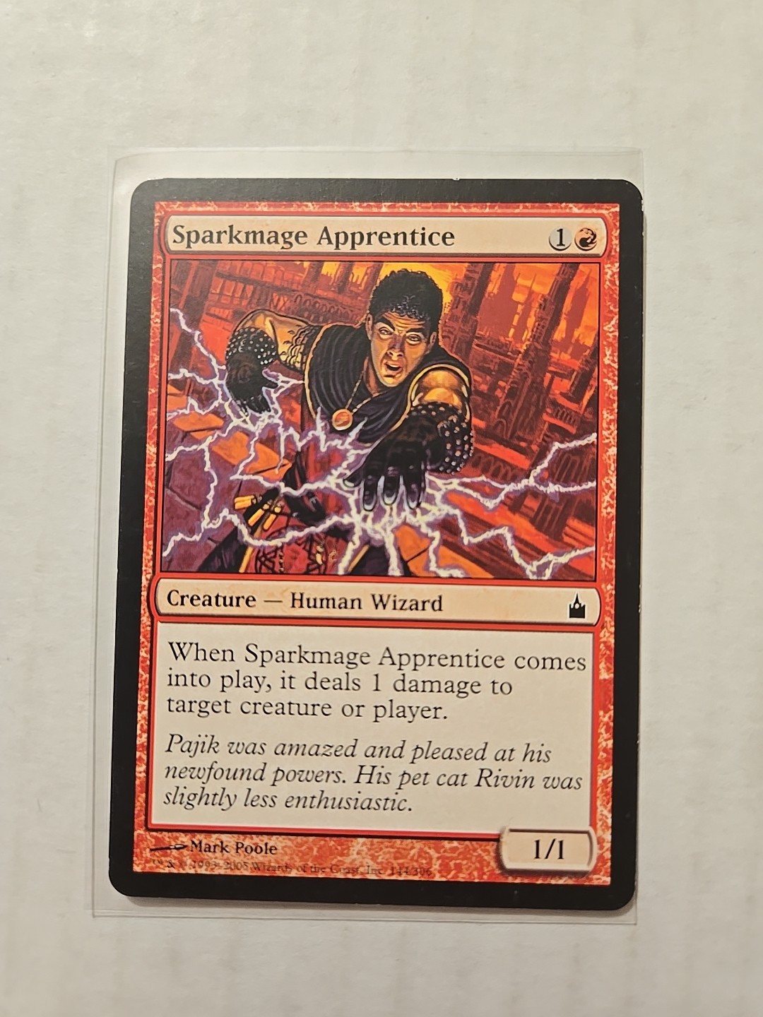 Sparkmage Apprentice - Ravnica: City of Guilds - LP - Common - Creature - MTG
