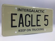 Spaceballs ‘Eagle 5' • US Car License Number Plate • Film Prop • New