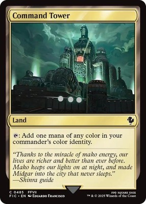 Command Tower (0485) - Commander: FINAL FANTASY FIC - 485 - NM - MTG