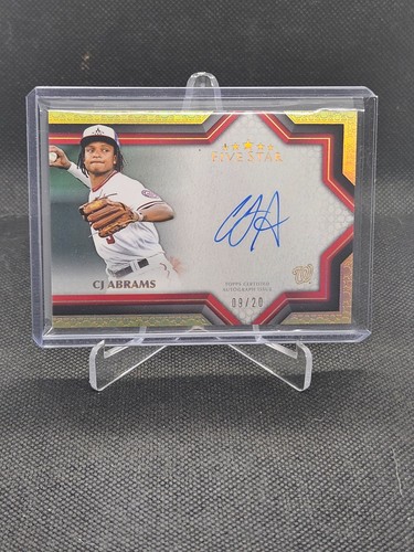 2023 TOPPS FIVE STAR SIGNATURES CARD 09/20 C.J ABRAMS Nationals - Bild 1 von 2