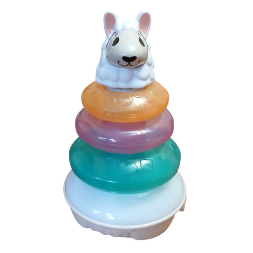 Fisher Price Linkimals Lights & Colors Llama Teaches Colors Stacking Baby Toy