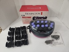 REMINGTON Full Size Set 20 Rollers Ionic Style Hot Curlers Wax Core With Clips