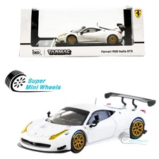 Tarmac Works x IXO 1:64 Ferrari 458 Italia GT3 – White