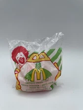 Vintage 1995 McDonalds Halloween Happy Meal Toy Pumpkin Grimace NIP Deadstock
