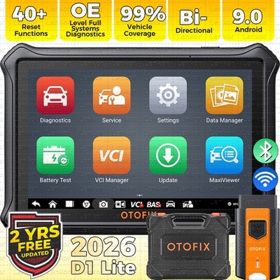 2026 OTOFIX D1 Lite Car Bidirectional Scanner Full System Diagnostic Coding Tool