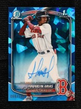 2025 Bowman Sapphire Edition Chrome Prospect 66/199 Franklin Arias #CPS-FA Auto