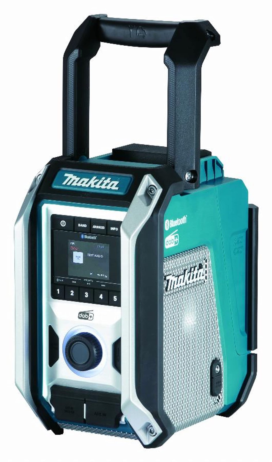 Makita DMR115 Li-ion CXT LXT DAB/DAB Plus Job Site Radio with Bluetooth, Batteri