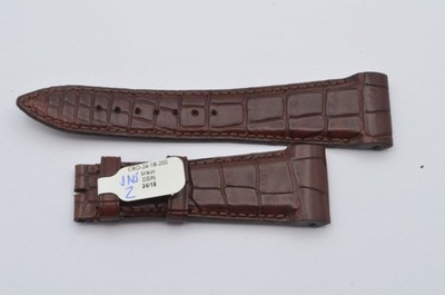 ULYSSE NARDIN LEDER ARMBAND 24MM FÜR DORNSCHLIESSE 18MM 24-18 BRAUN