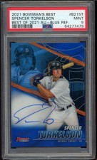 2021 Bowman's Best Best of '21 Auto Blue Refractor Spencer Torkelson /150 PSA 9