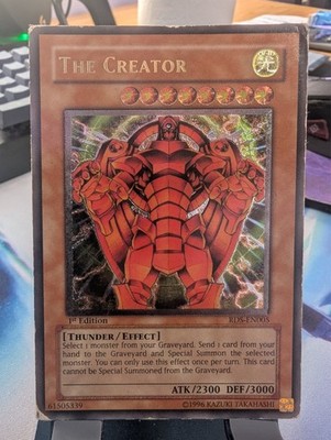 YuGiOh! The Creator RDS-DE005 Ultimate Rare PLAYED 1st Ed