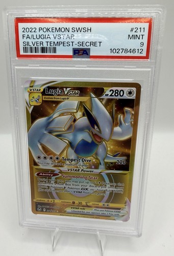 Lugia VSTAR graded PSA 9 for sale on eBay