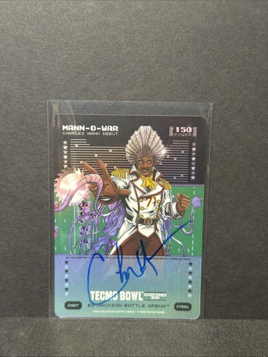 Battle Arena Tecmo Bowl MANN-O-WAR CHARLES MANN Deput Auto