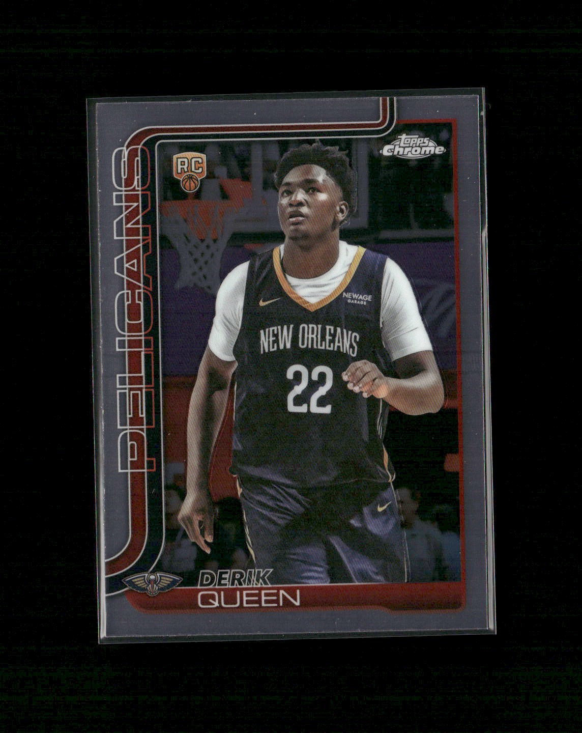 2025-26 Topps Chrome #263 Derik Queen RC A16
