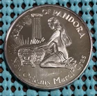 1970 Krewe of PANDORA / Psychedelphia  .999 FINE SILVER Mardi Gras Doubloon