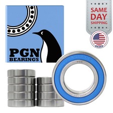 (10) 6006-2RS Premium Rubber Seal Ball Bearing C3 EMQ, 30x55x13, 6006 2RS 6006rs