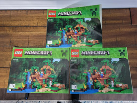 Lego Set Minecraft Treehouse 21125 With Manuels, slightly incomplete
