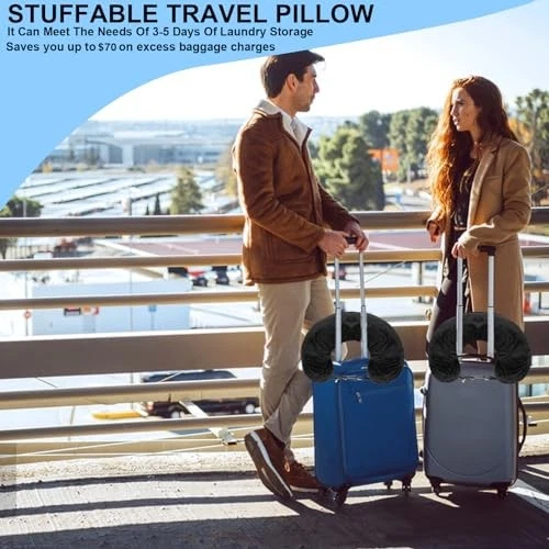 Soft Velvet Stuffable Travel Neck Pillow Cover for Comfortable Journeys