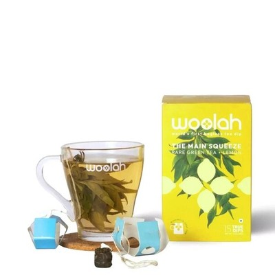 Woolah Rare Assam Green Tea With Lemon 15 Teile (30 Tassen
