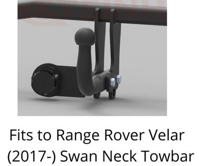 Tow Bar For Range Rover Velar (2017-) & 13 Pin Bypass Relay Kit - L118