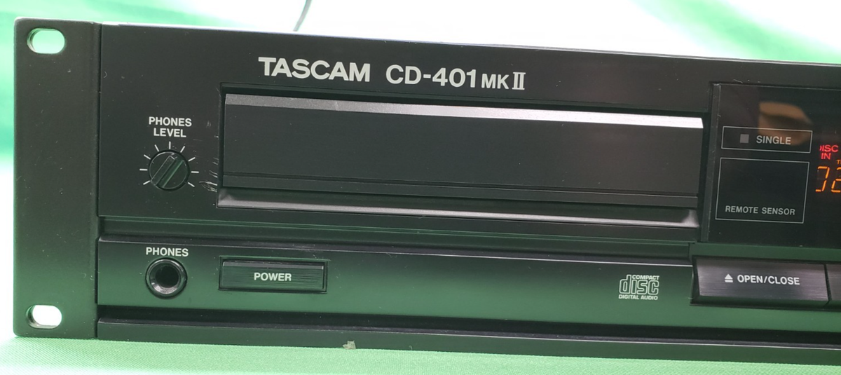 TASCAM タスカム　CDプレーヤー　CD-401 業務用CDプレーヤー ステレオ工房 ポニー：TASCAM_CD-401MKII_002