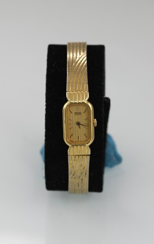 Seiko Women Watch 2E20-6019 Gold Stainless Steel Water Resistant Battery Quartz