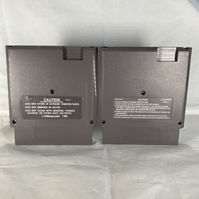 Tetris 1 y 2 I II Nintendo NES Vintage Original Puzzle Juego Cartucho Set