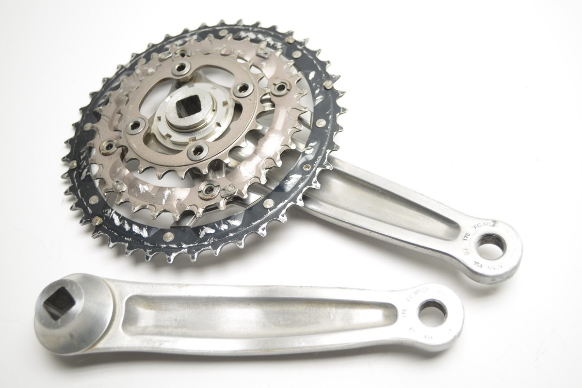 SHIMANO DEORE LX BICYCLE 175 MM 44/32/22 TOOTH SQUARE TAPER