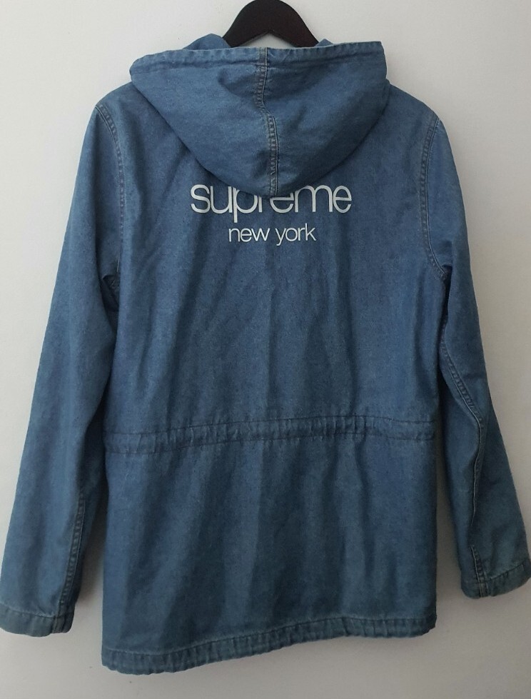 ジャケット・アウター Supreme14SS Hooded Denim Parka Supreme Hooded Denim Parka (SS14)