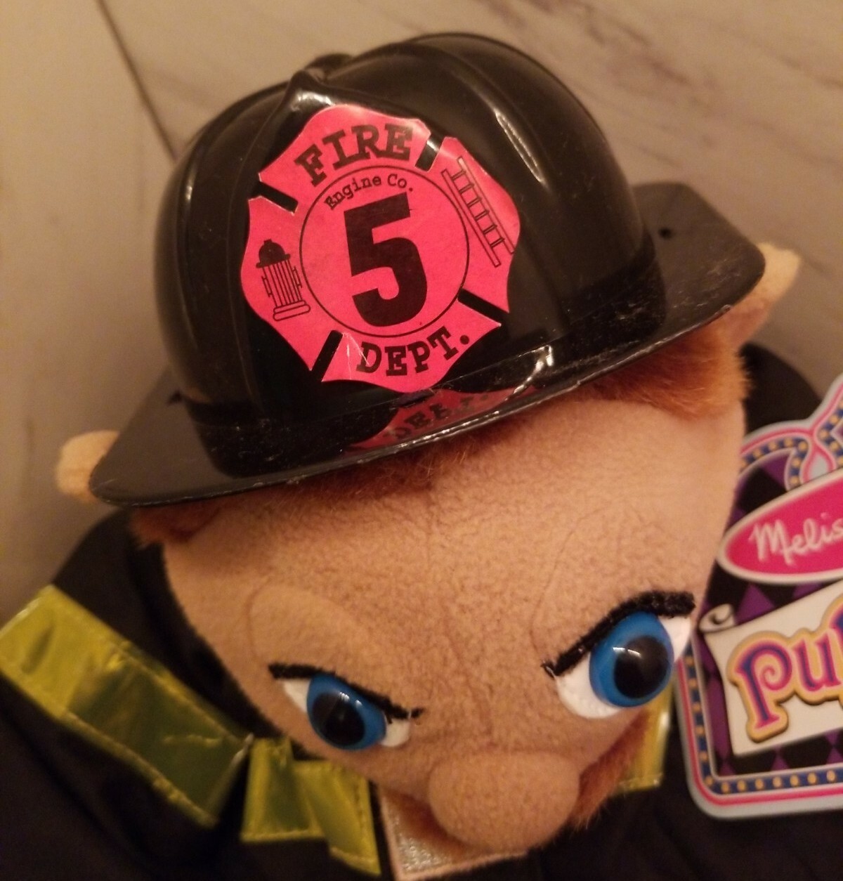 melissa and doug fireman puppet