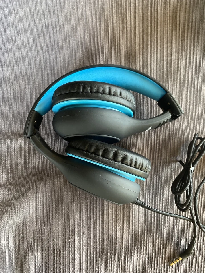 Mpow CH6S Over Ear Headphones - light teal and pink. - Image 3 of 4