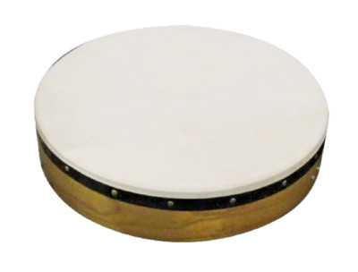 Bodhran Irische Ethno Trommel 16'' Keltisch Holz und Naturleder Neu 40 cm