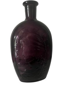 Vintage Lestoil Purple Lady Liberty and Eagle Bottle