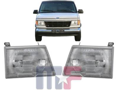 Scheinwerfer 1992-96 Ford E150 E250 E350 Econoline Van Lampe