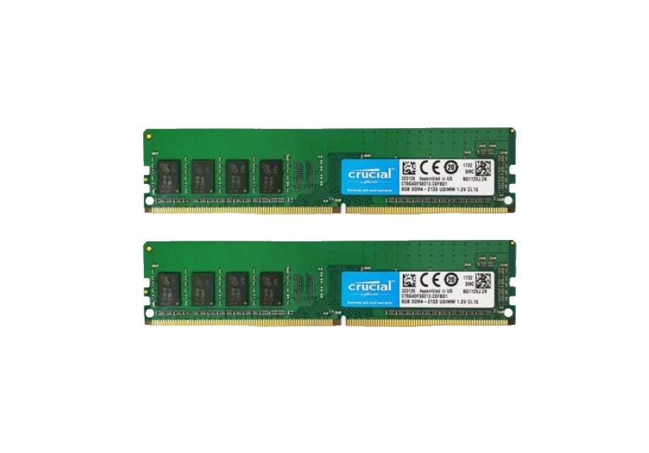 Crucial DDR4 SDRAM 8 GB de capacidad por módulo de memoria (RAM)