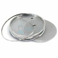 USA Lab Equipment 12" Tri-Clamp Filter Plate Kit With 100 Micron 150 Mesh and...