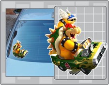 BOWSER Mario Cart from Super Mario Bros Vinyl Decal 10 Car Truck Laptop Sticker