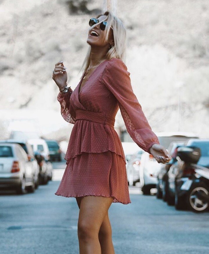 ZARA Ruffled Dotted Mesh Dress | eBay
