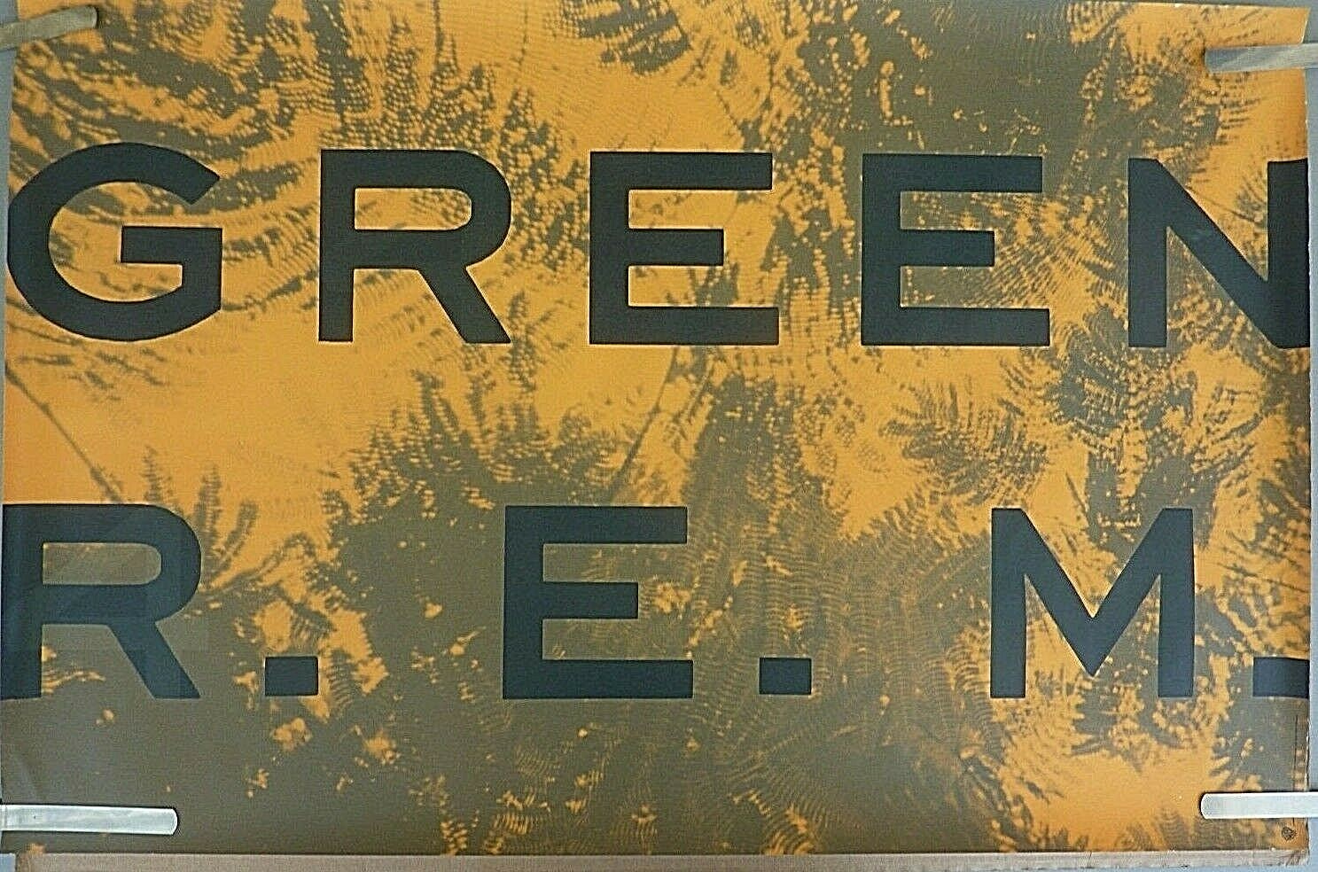 RARE REM GREEN 1988 VINTAGE ORIGINAL MUSIC STORE PROMO POSTER eBay