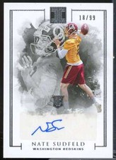 Nate Sudfeld AU Rookie Card 2016 Panini Impeccable #114 