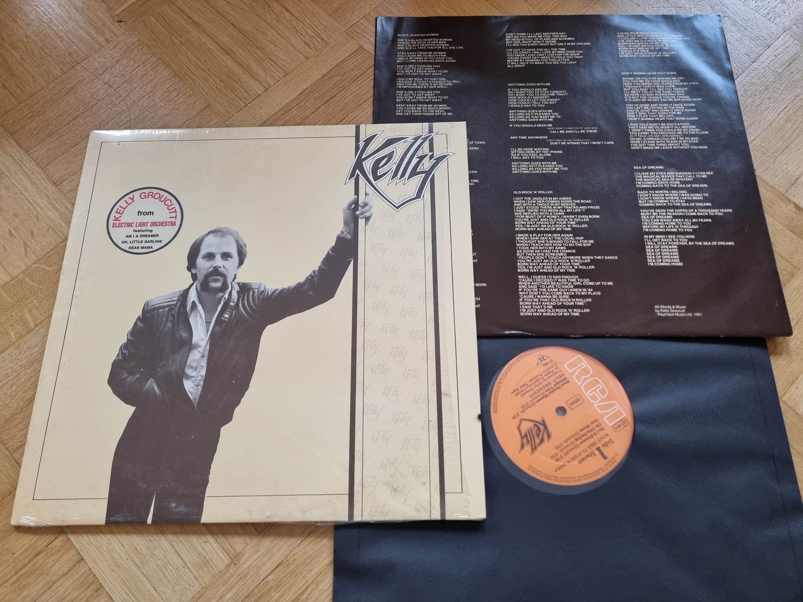 12" LP Vinyl Kelly Groucutt Kelly Germany/ Electric Light Orchestra