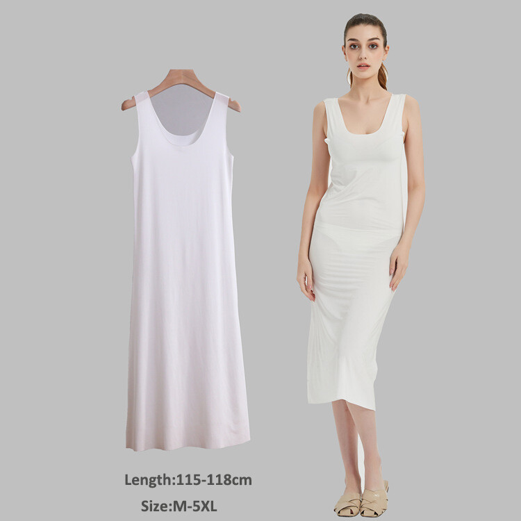 Marlon Ladies Full Underslip Petticoat | Build-Up Shoulders | UK Sizes 10-32 | Anti-Static Polyester
