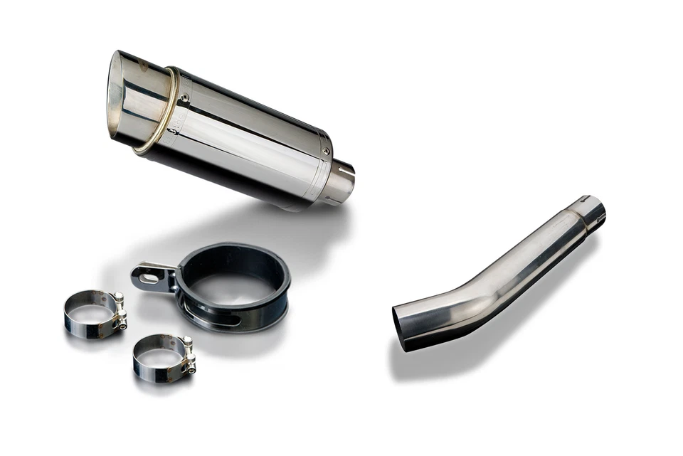 Yamaha YZF600R Thundercat 95-07 круглый глушитель из нержавеющей стали 8 дюймов - Изображение 4 из 4