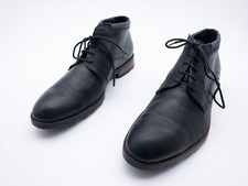 LLOYD Herren Schnürboots Boots Stiefelette Leder schwarz Gr 42 EU Art 14272-98