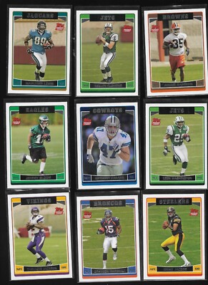 2006 Topps Football RC Select your card $1.25 shipping